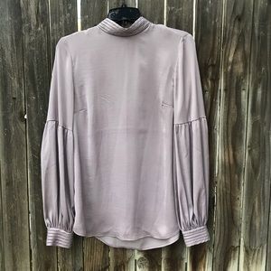 H&M High Neck Long Sleeve Blouse